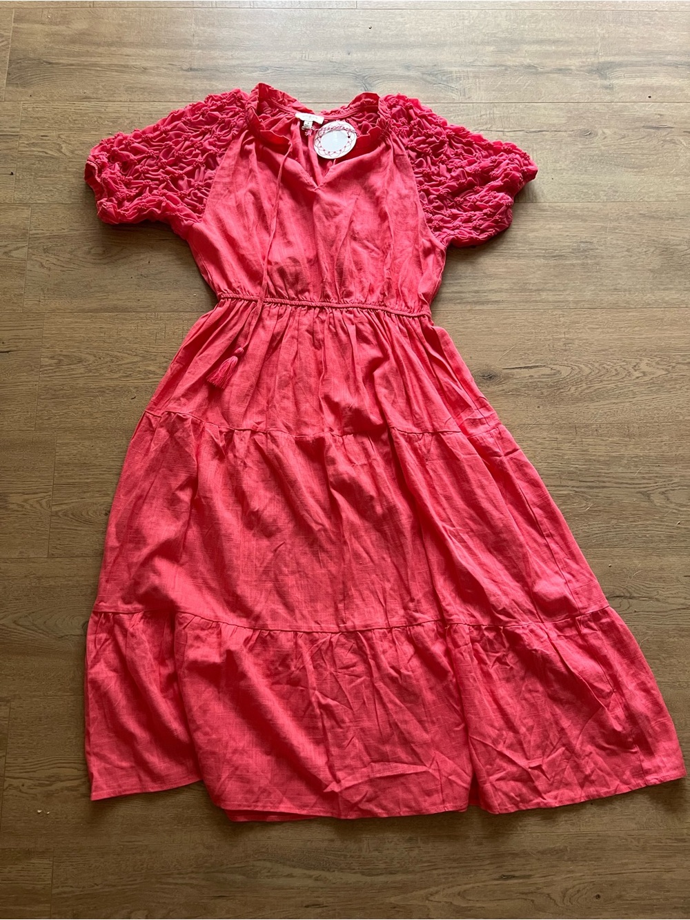 NWT Umgee coral midi dress